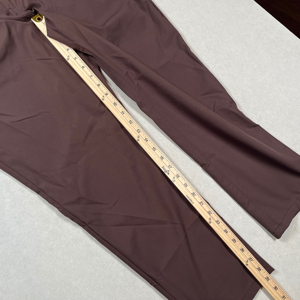 Jack Archer Slim Fit Pants Mens 38x29 (Hemmed) Chocolate Brown Tech Chino Casual - Picture 7 of 8